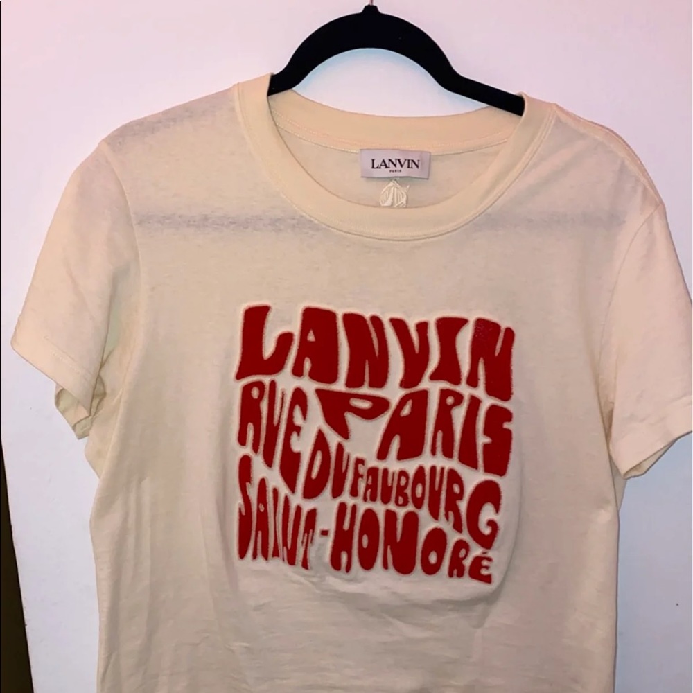 Lanvin Logo Cotton T-shirt